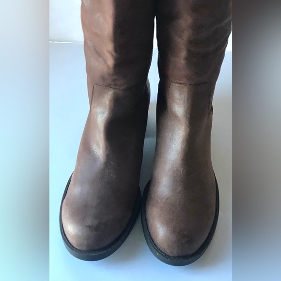 8.5M Lucky Brand | Block Heel | Tall Boots | Brown - Picture 5 of 8